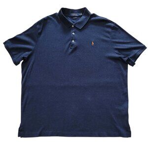 Polo Ralph Lauren Classic Fit Polo Navy Short Sleeve Mens XL Preppy Normcore